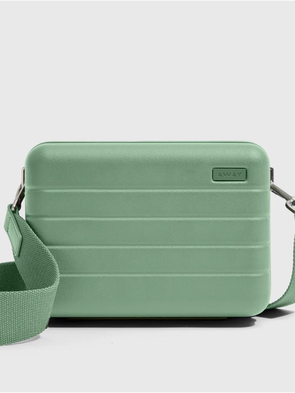 Away The Mini Crossbody in Sea Green - Hard-Shell Messenger Crossbody